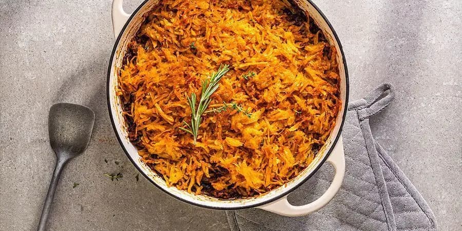 Gratin de röstis à la viande hachée