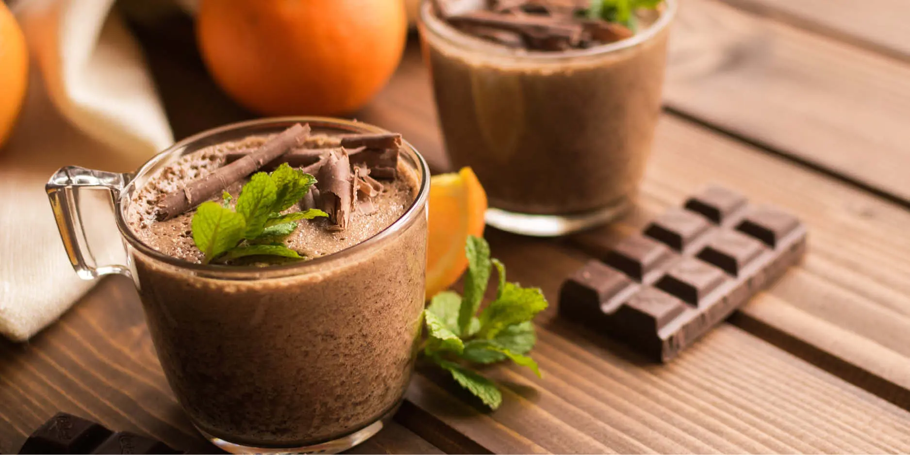 Orangen-Schokoladenmousse