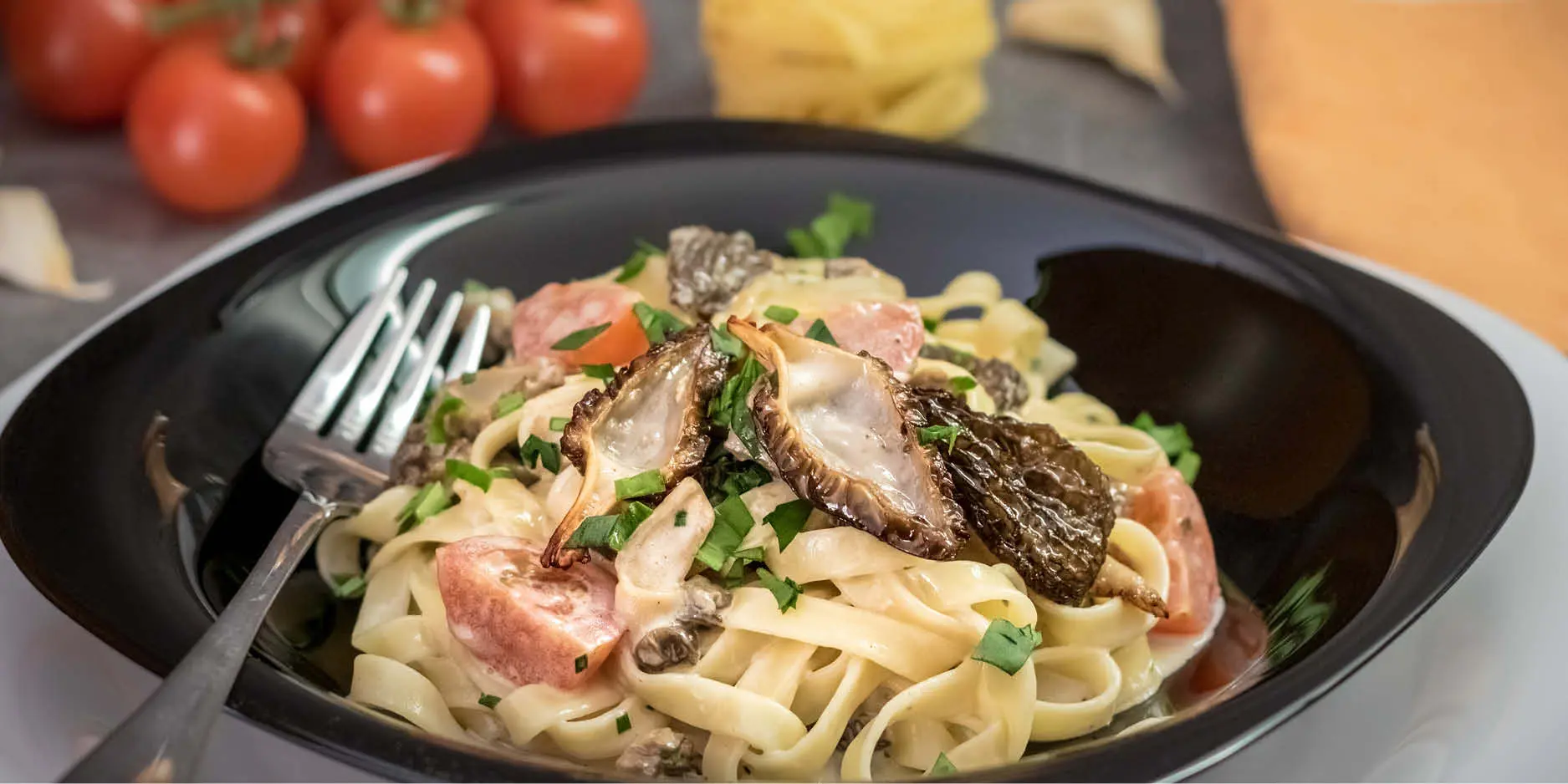 Pasta One-Pot mit Morchelsauce