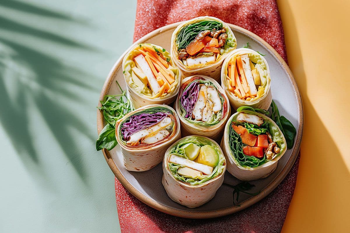 10 ausgefallene Wrap-Füllungen für den schnellen Genuss