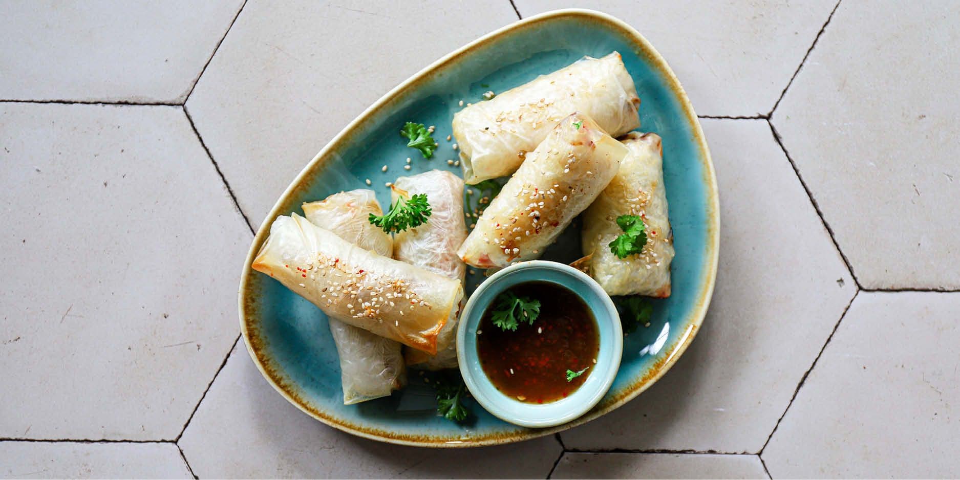 Rouleaux d’été à la sauce sweet chili