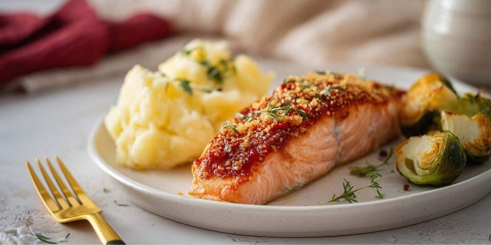 Lachs mit Pesto-Kruste