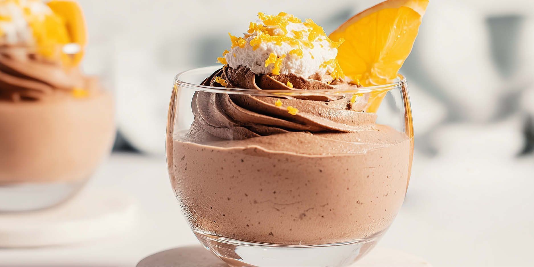 Orangen-Schokoladenmousse