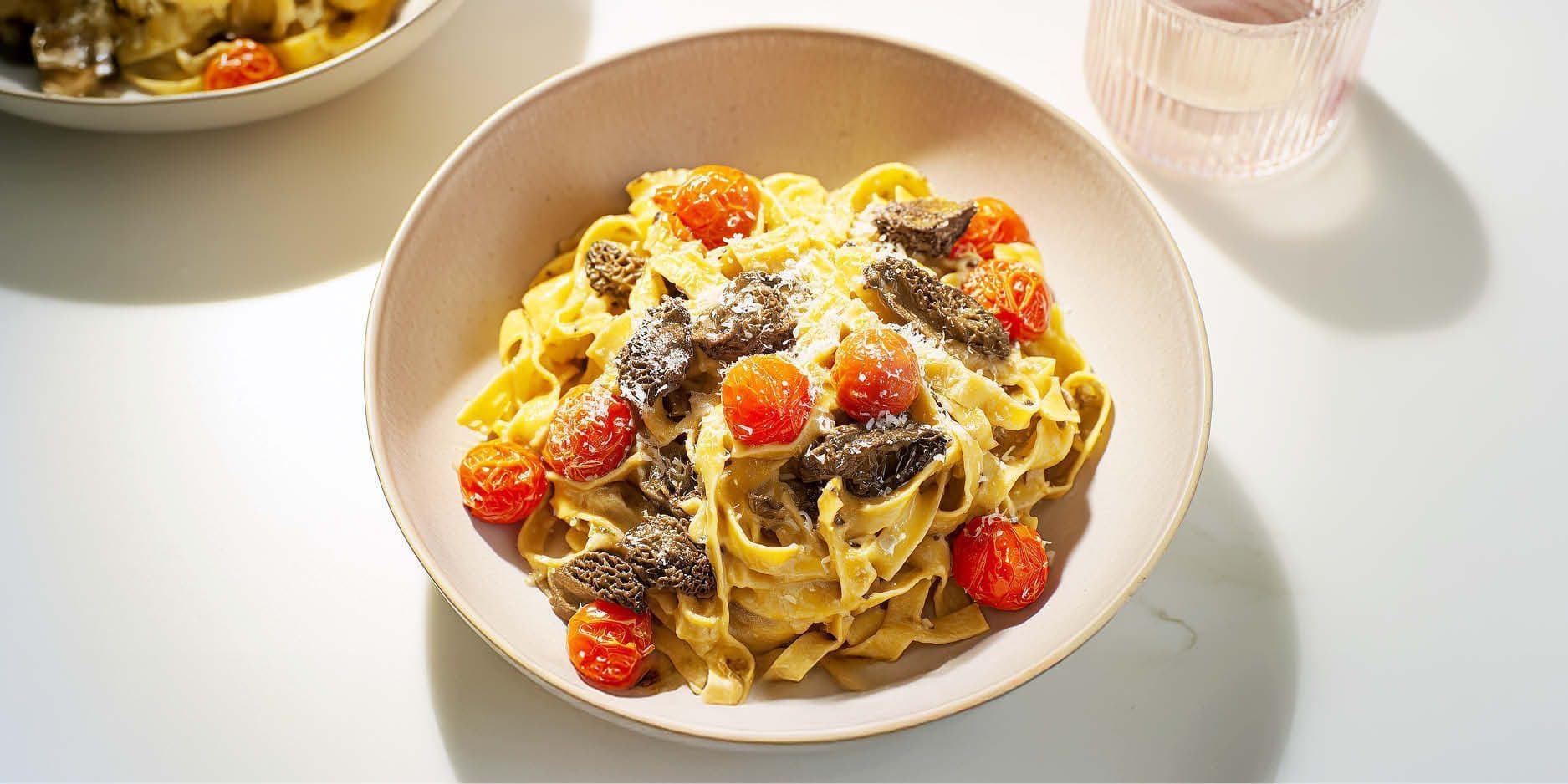 Pasta One-Pot mit Morchelsauce