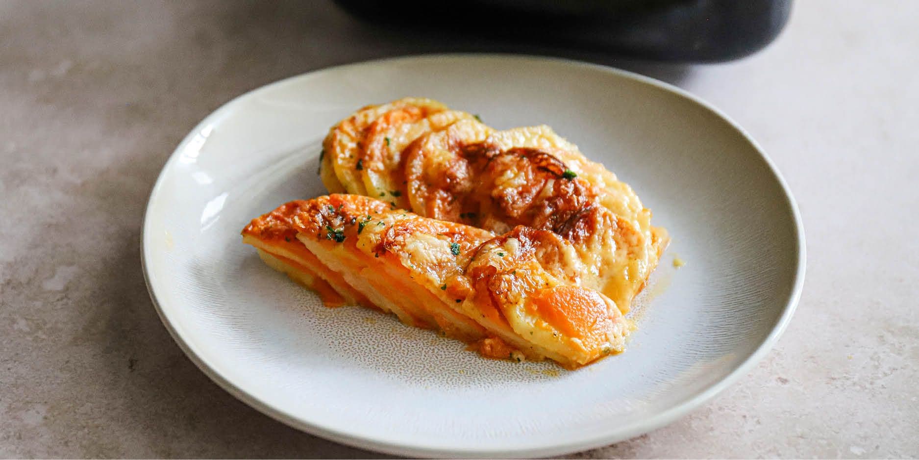 Süsskartoffelgratin