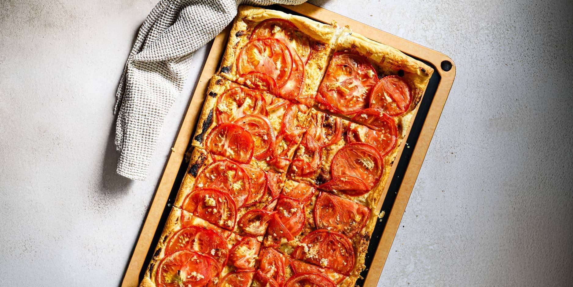 Tarte à la tomate et au gruyère