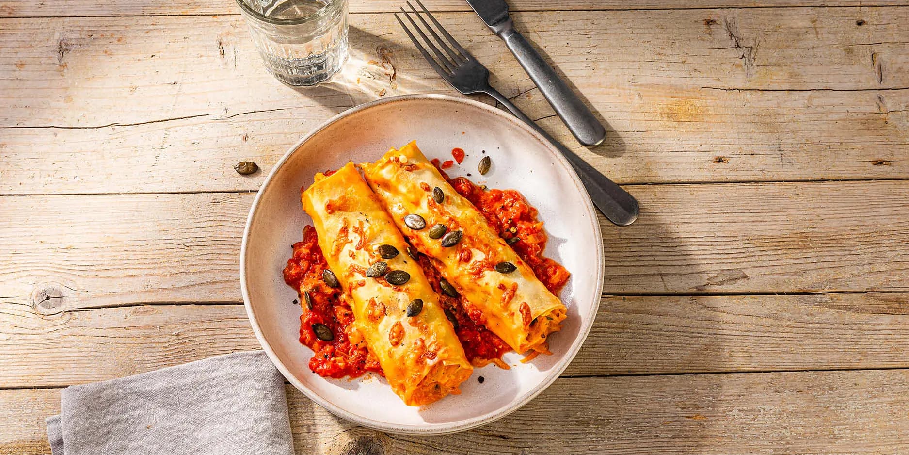 Cannelloni di zucca