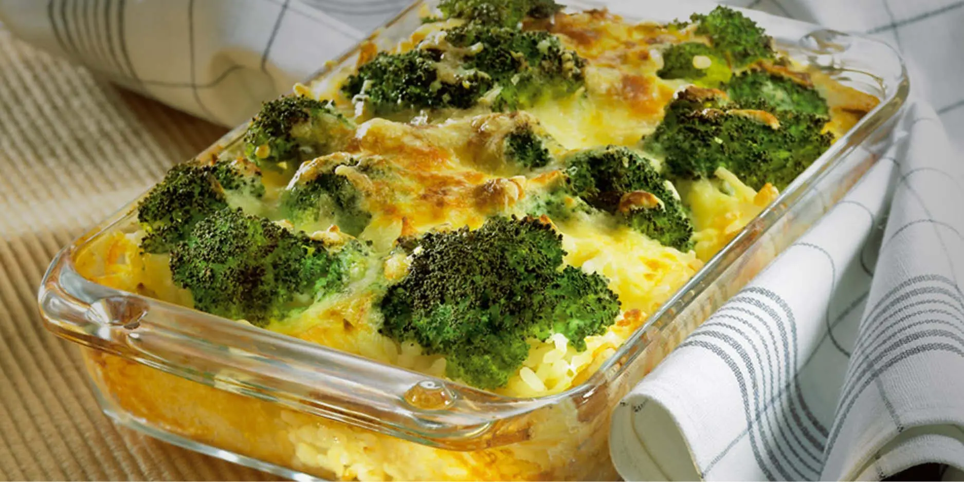 Brokkoli-Reis-Gratin