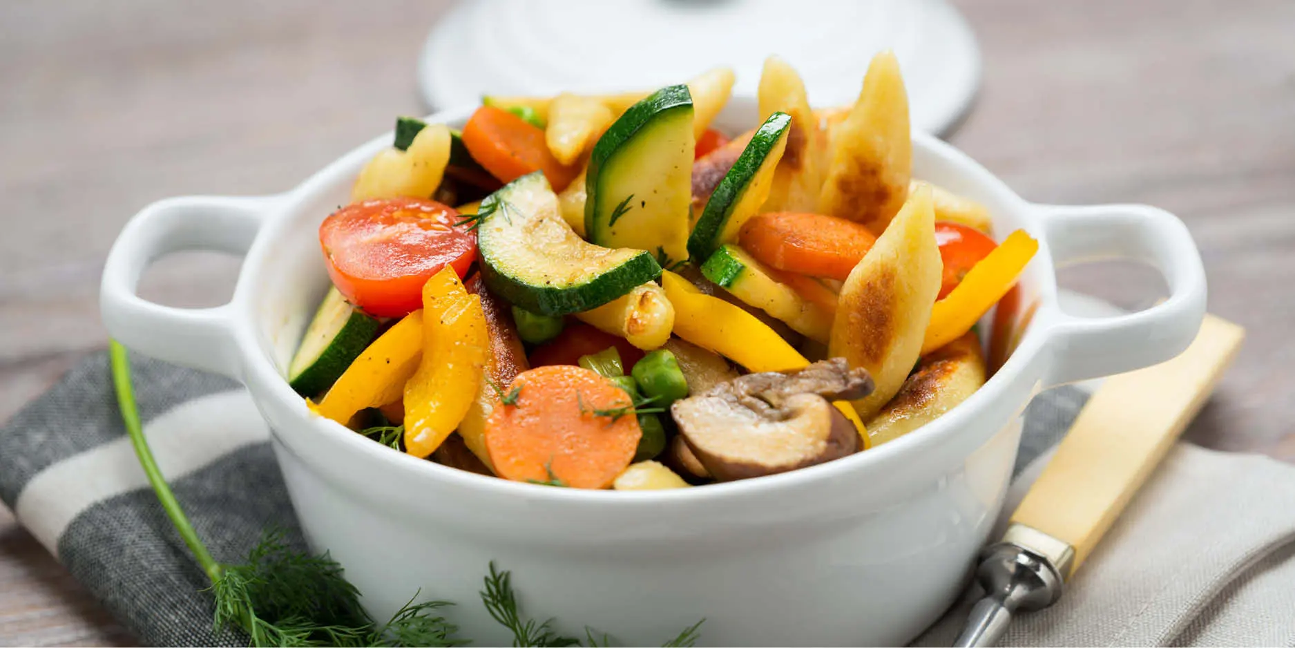 Bunte Schupfnudel-Pfanne