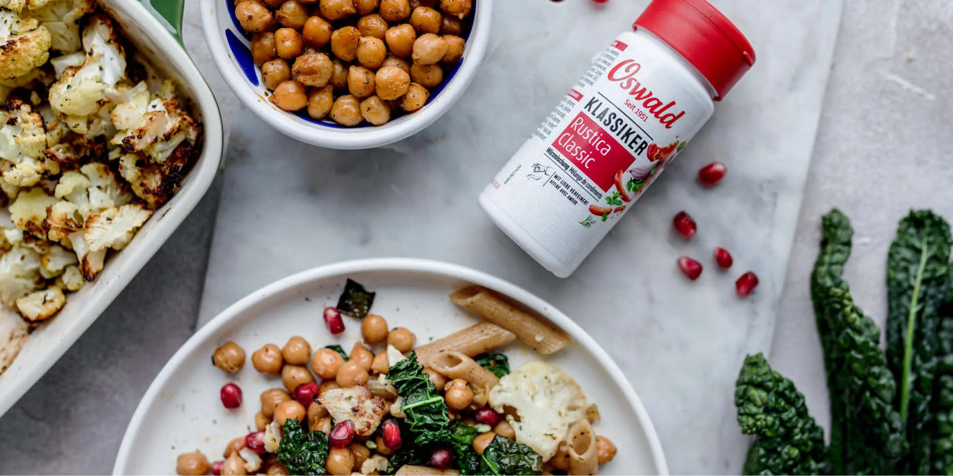 Gerösteter Blumenkohl mit Agliata