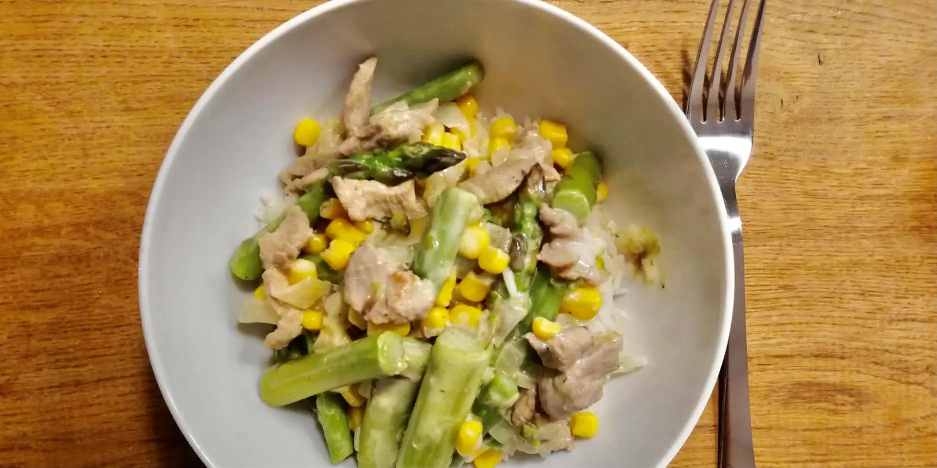 Geschnetzeltes mit Spargeln