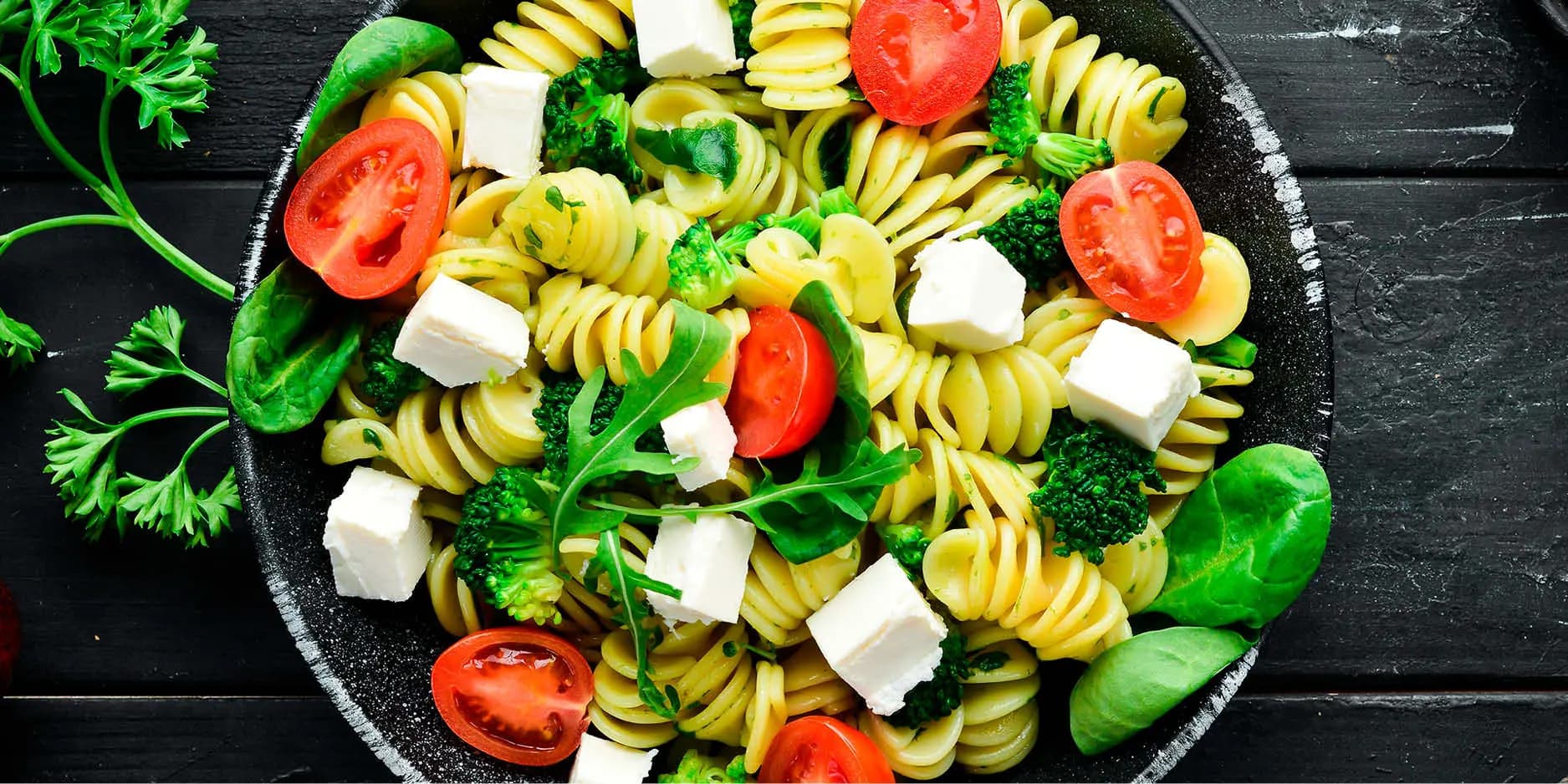 Salade de pâtes grecques