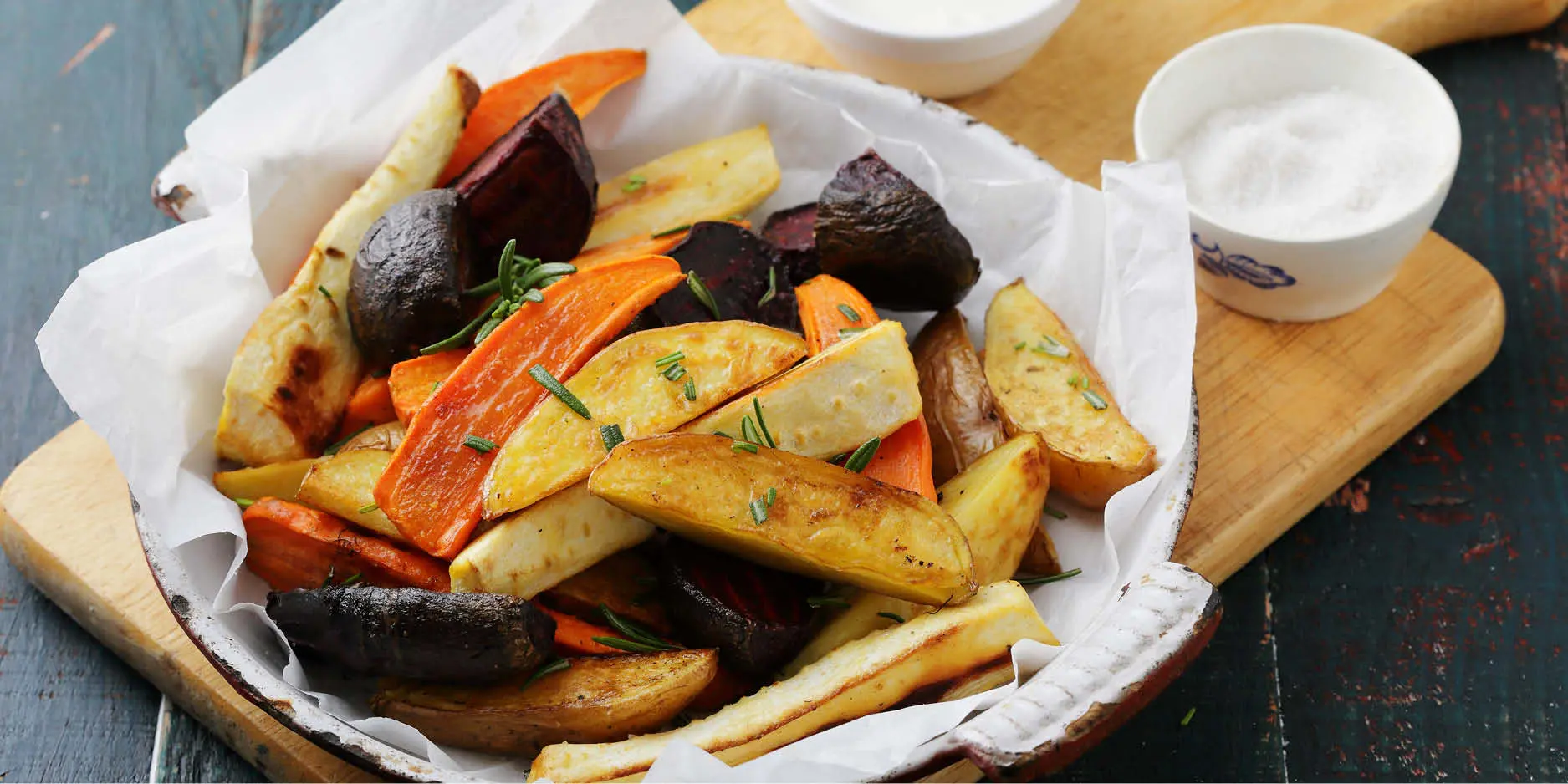 Im Ofen gebackenes Herbstgemüse