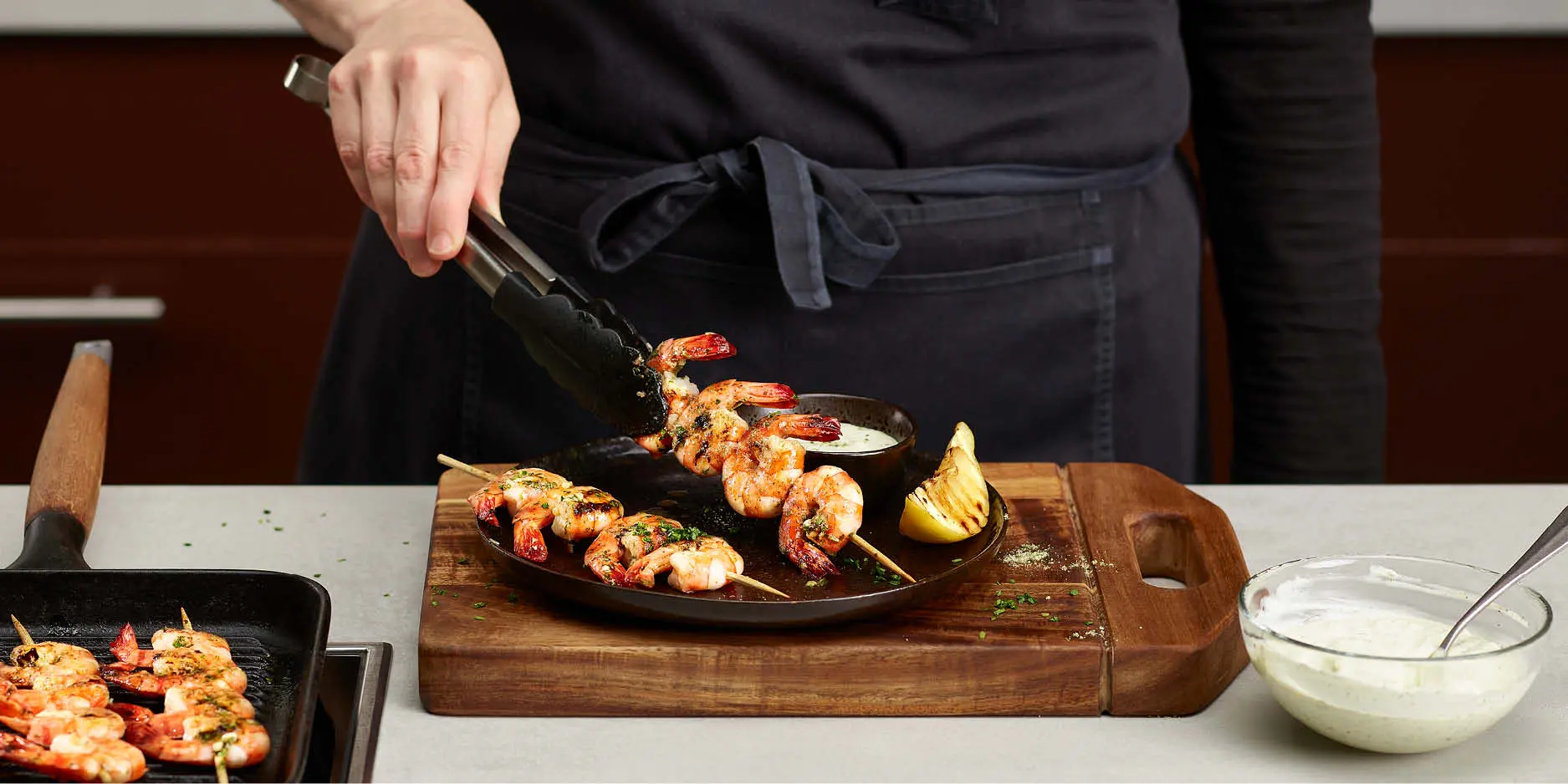 Gamberoni all’aglio