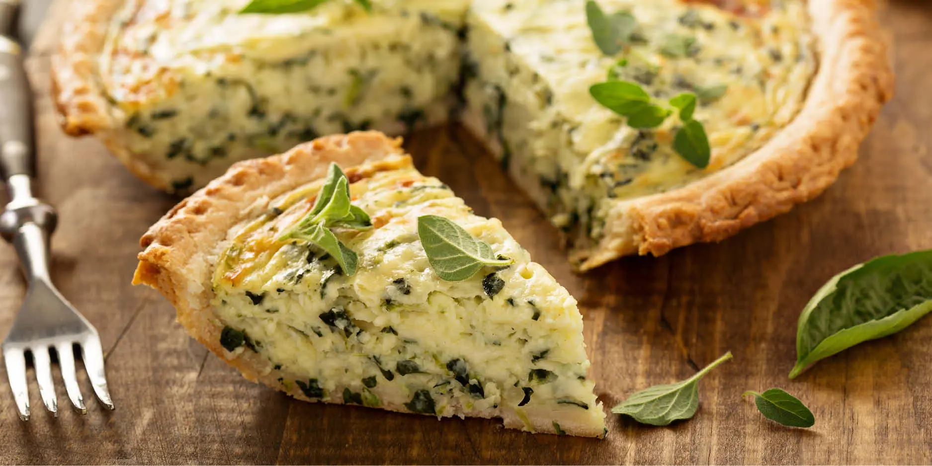 Crostata agli spinaci e formaggio