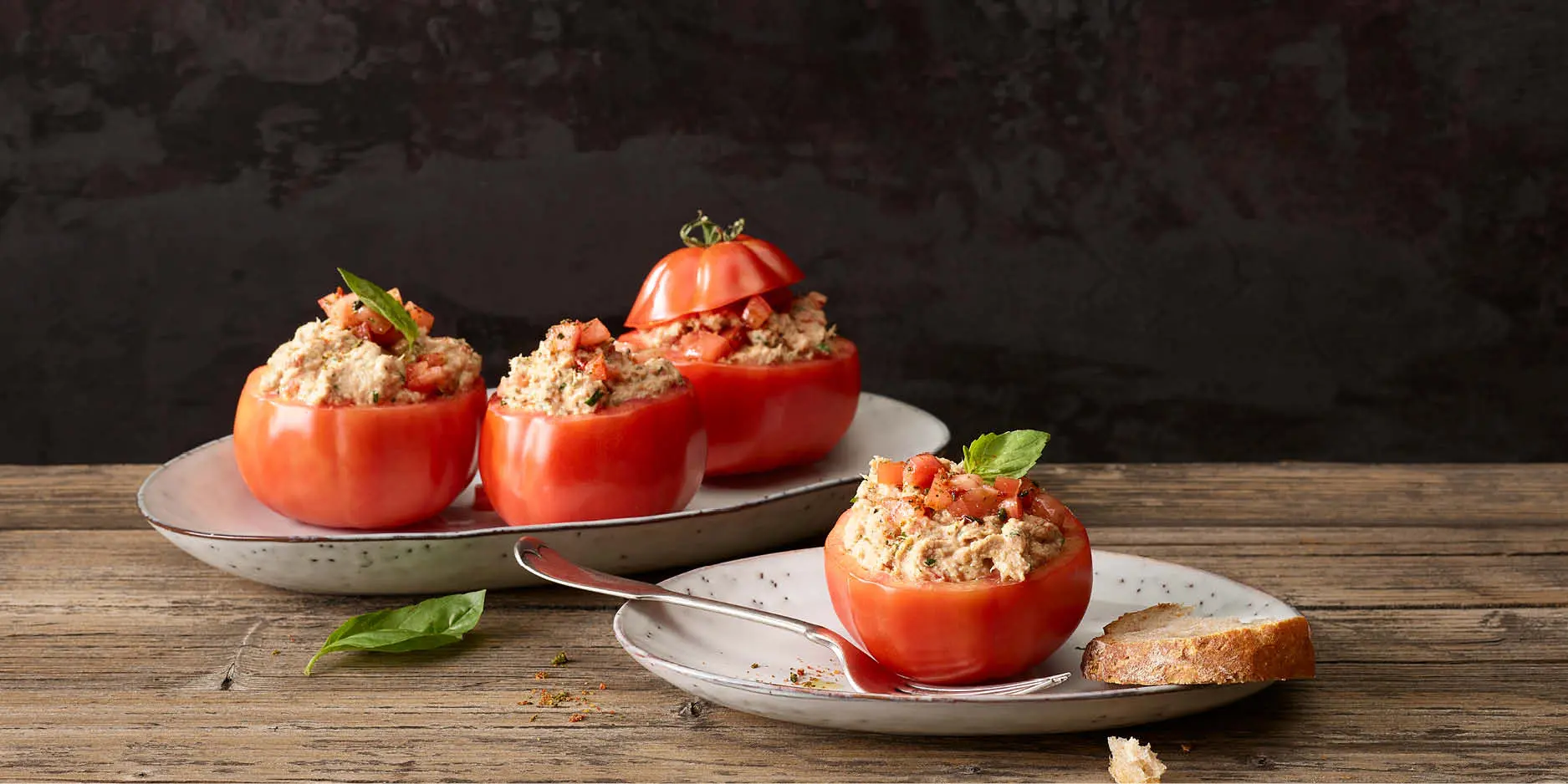 Tomates farcies au thon