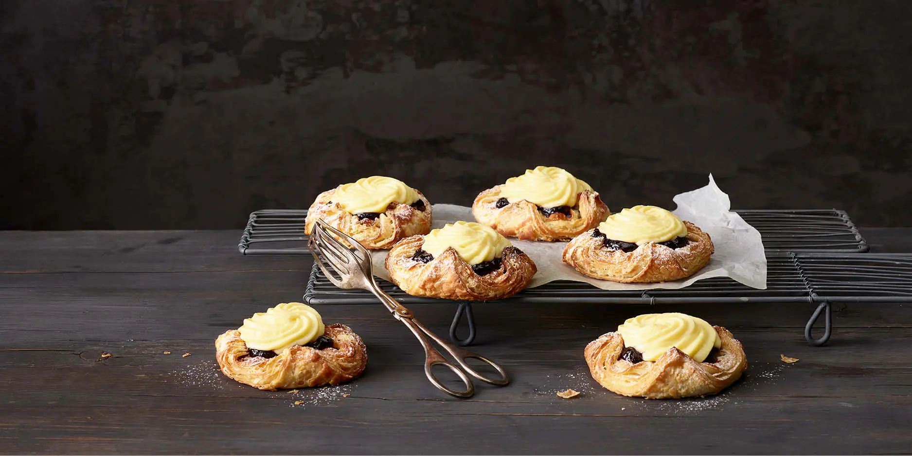 Feuilleté à la vanille